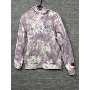 CHNGE Violet Splotch Tie Dye University Hoodie Womens Size S Multi Super Soft